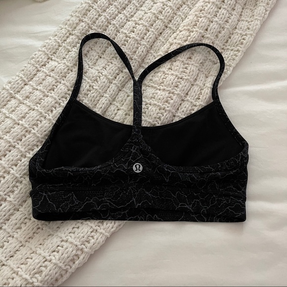 lululemon athletica Tops - NWOT Lululemon flow y bra lacescape dark cast